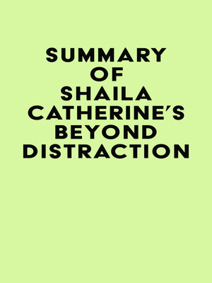 cover image of Summary of Shaila Catherine's Beyond Distraction